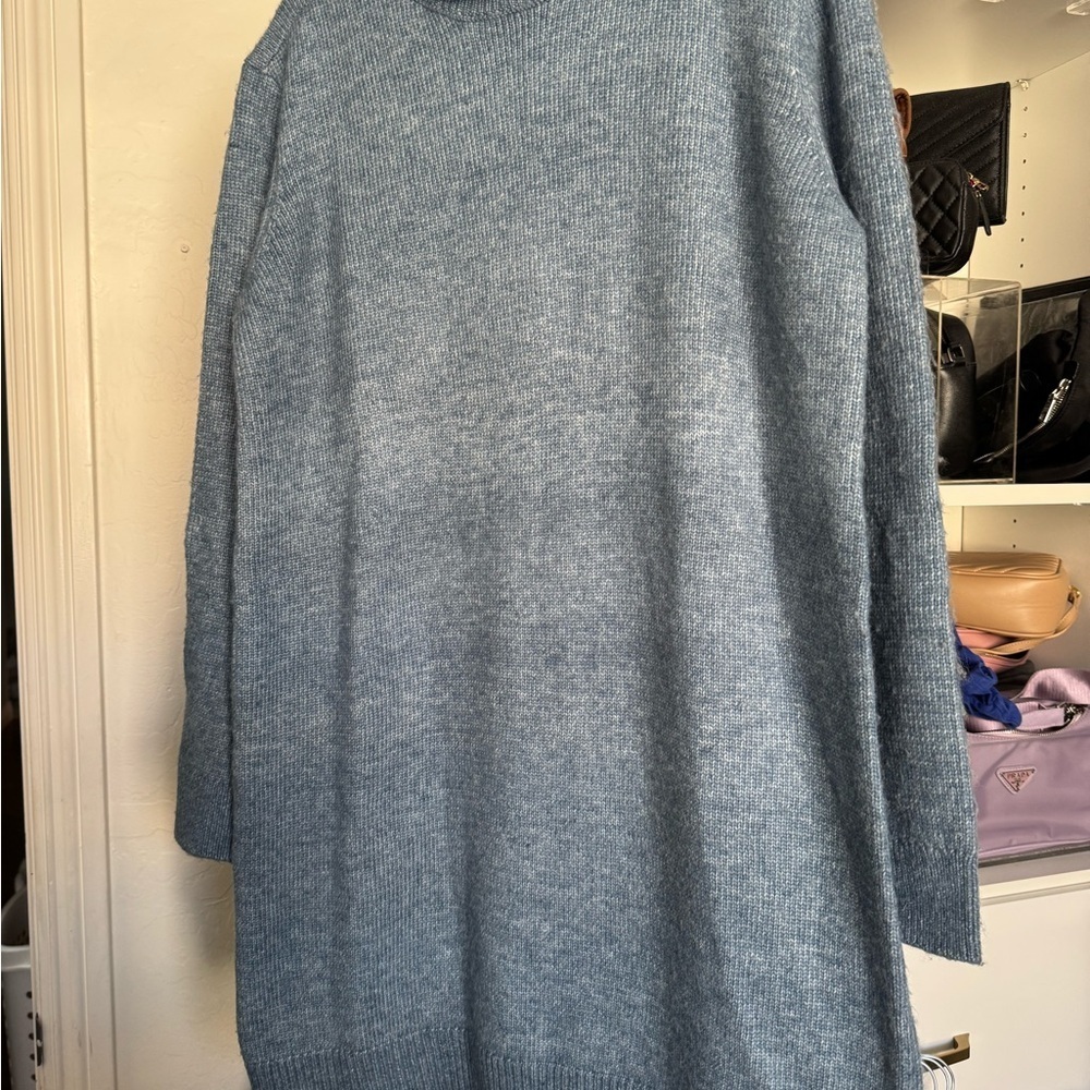 Steve Madden Blue Long Sleeve Dress